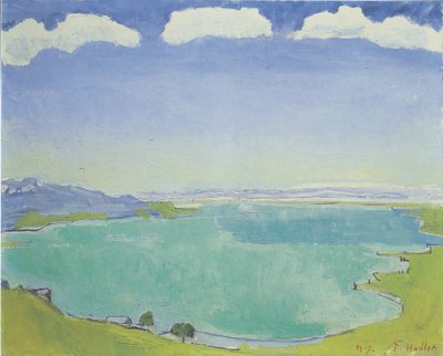 Lake Geneva from Caux by Ferdinand Hodler